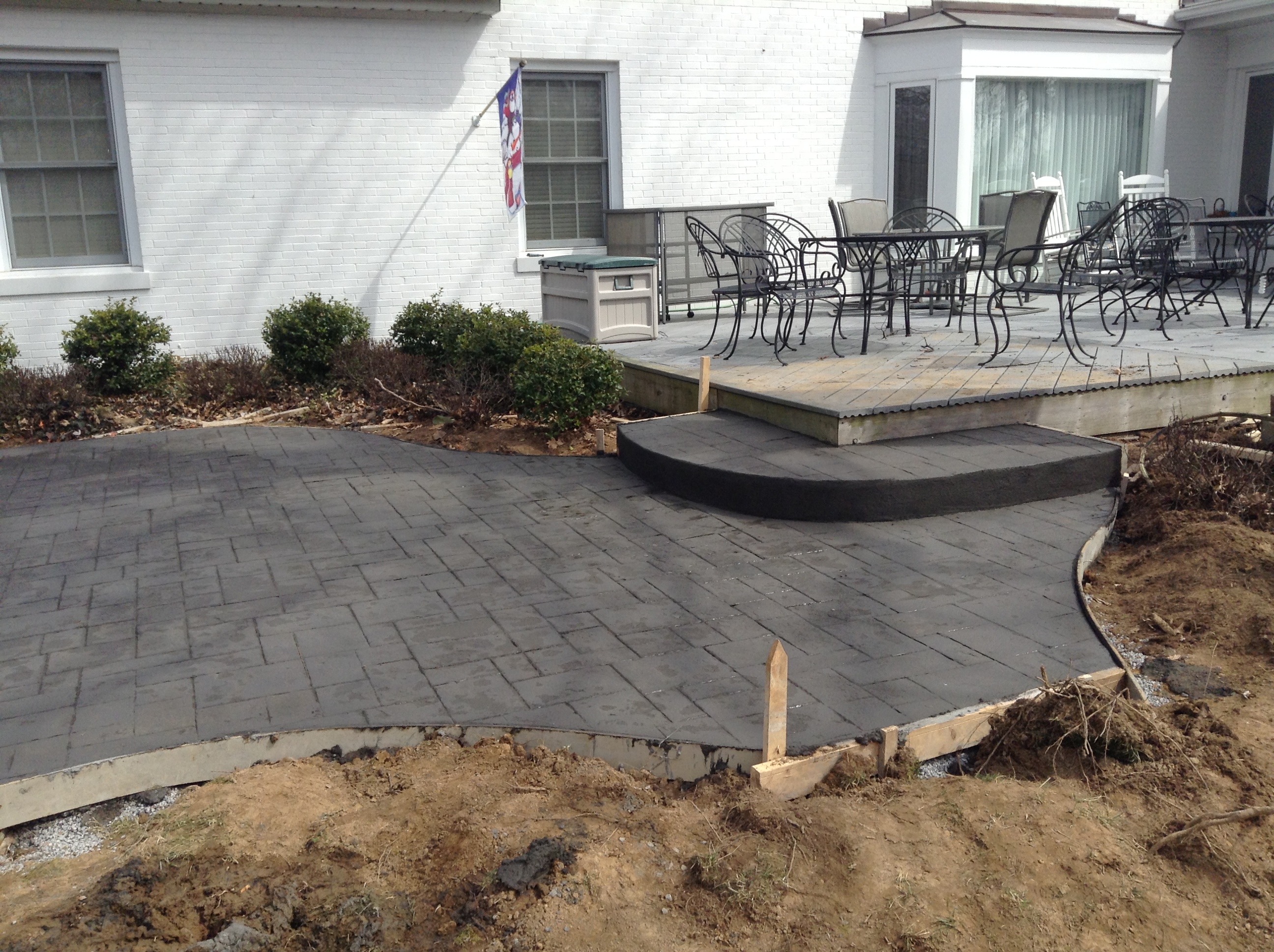 stamped concrete