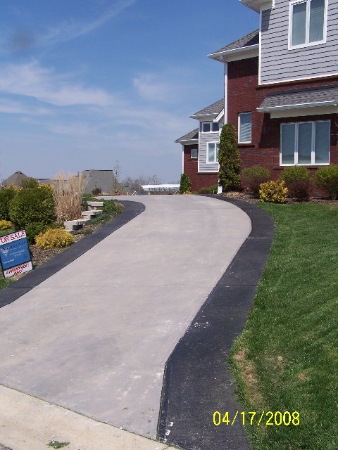 concrete driveway