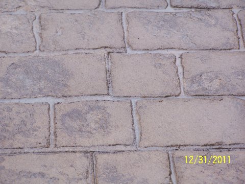 stamped concrete