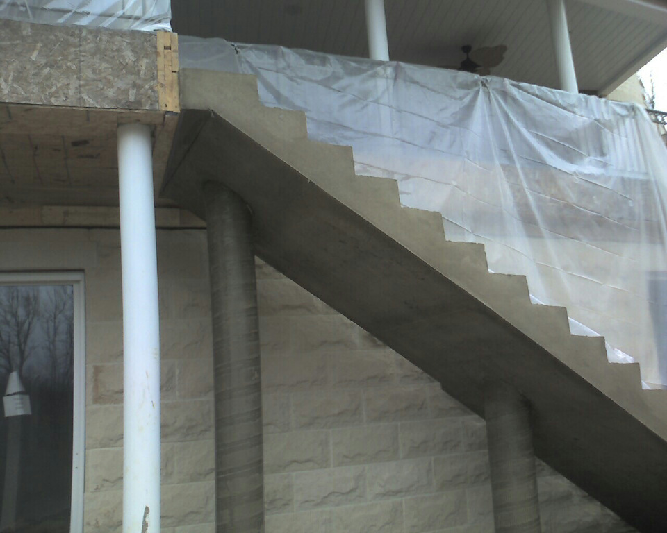 concrete stairs